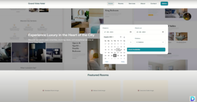 Hotel Website Prototype