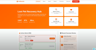 Pets Reunite- Dertz Infotech